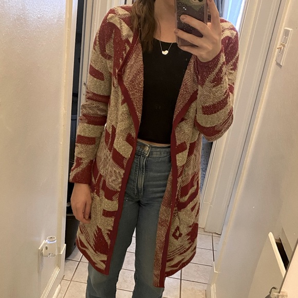 Lucky Brand Southwest Pattern Cardigan 